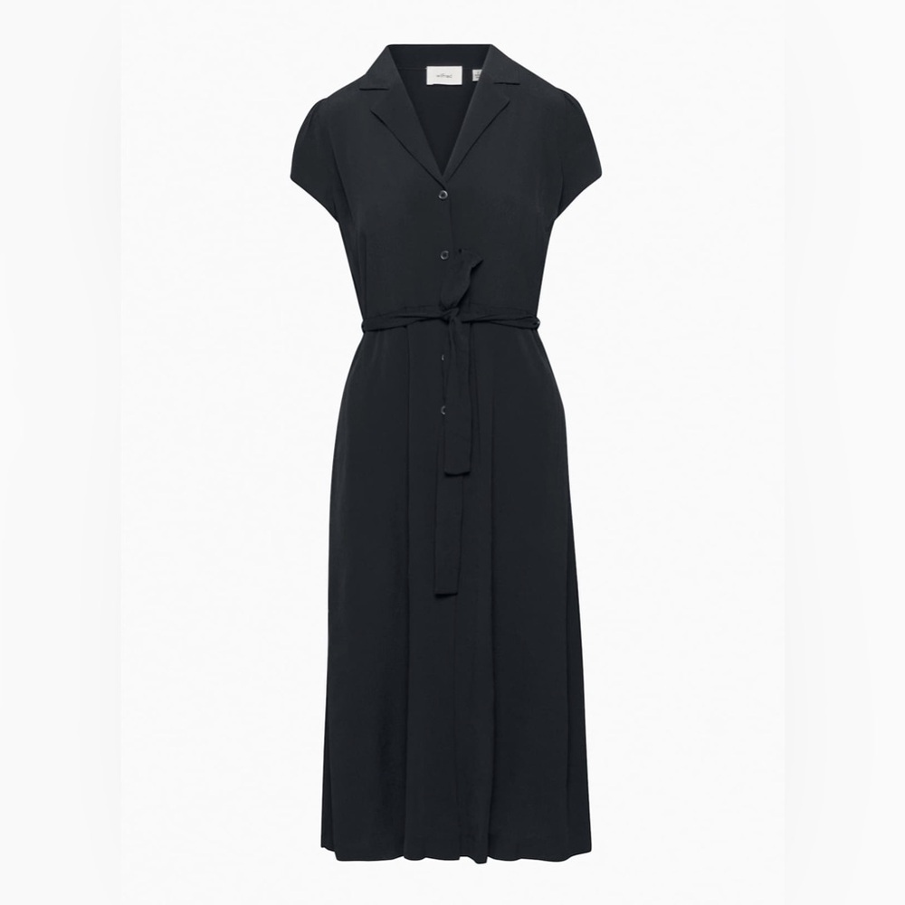 Aritzia Wilfred Shirt Dress Button-up Crepe • NWT